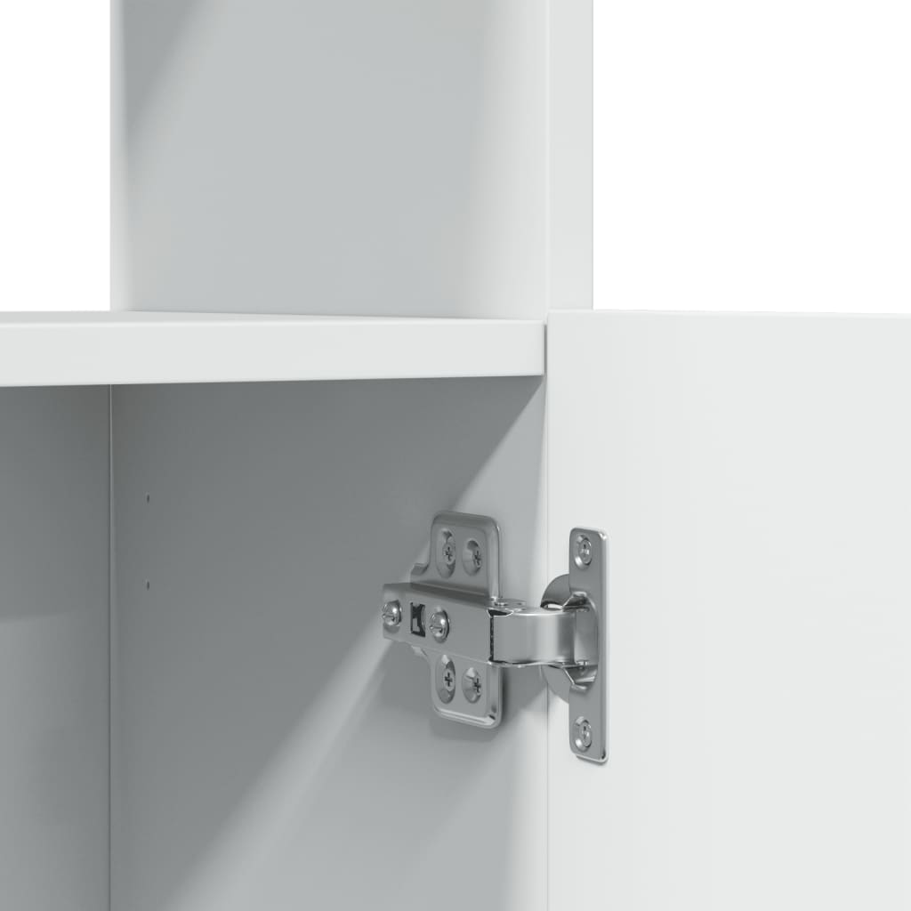 Reol 92x33x140 cm konstrueret træ - hvid, 1, 140 cm, 92 cm - number 10.