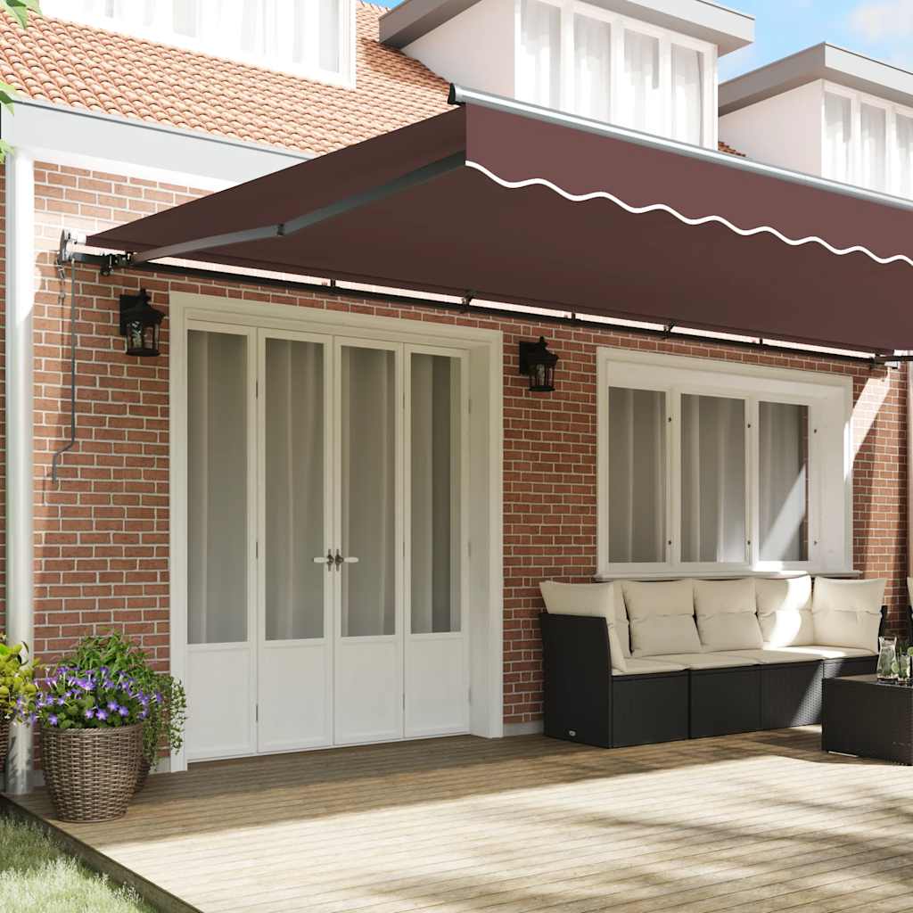 Awning automatic operation - brown, 600 x 300 cm, 1 - number 3.