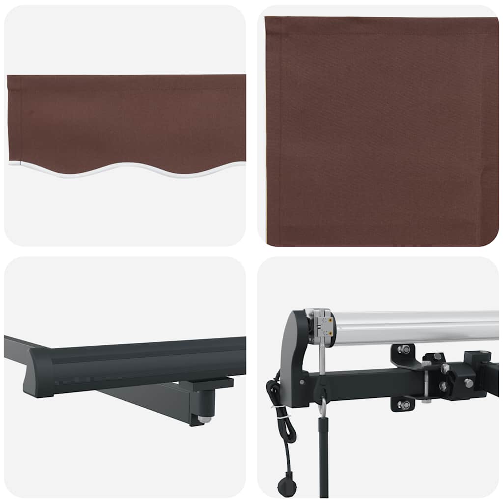 Awning automatic operation - brown, 600 x 300 cm, 1 - number 10.
