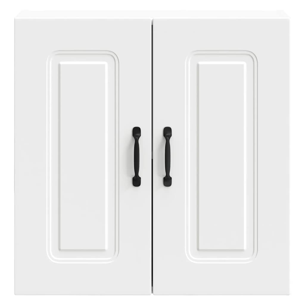 Køkkenvægskab kalmar konstrueret træ - hvid, 1, 1x vægskab (2 låger) 60 cm, x - number 4.