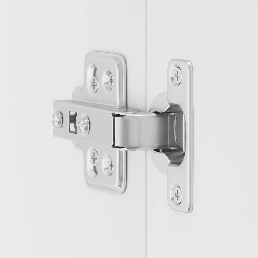 Køkkenvægskab kalmar konstrueret træ - hvid, 1, 1x vægskab (2 låger) 60 cm, x - number 8.