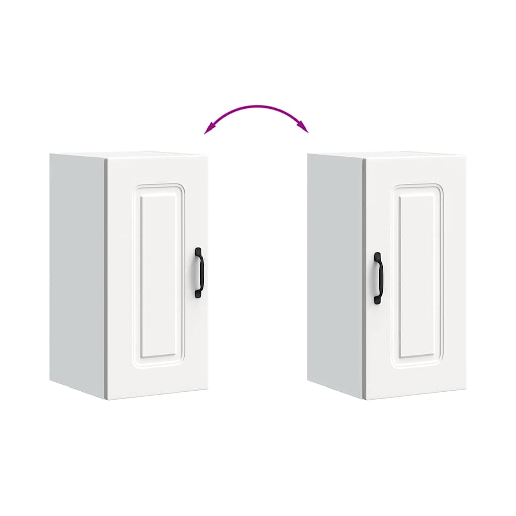 Kuhinjski zidni ormar kalmar izrađeno drvo - bijeli, 30 x 31 x 60 cm, 1, zidni ormar - number 7.