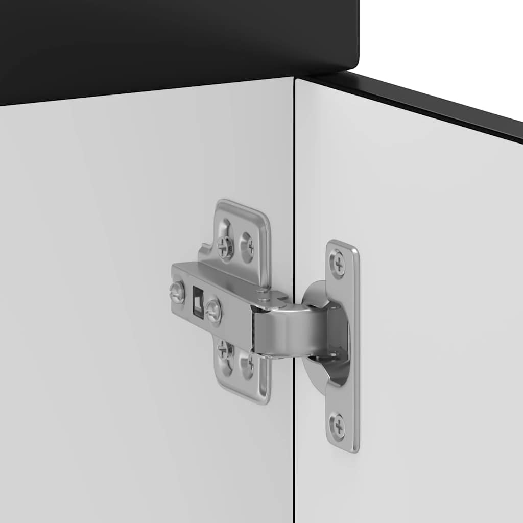 Køkkenunderskab kalmar konstrueret træ - sort, 1, 1x underskab (1 låge 1 skuffe) 50 cm, x - number 10.