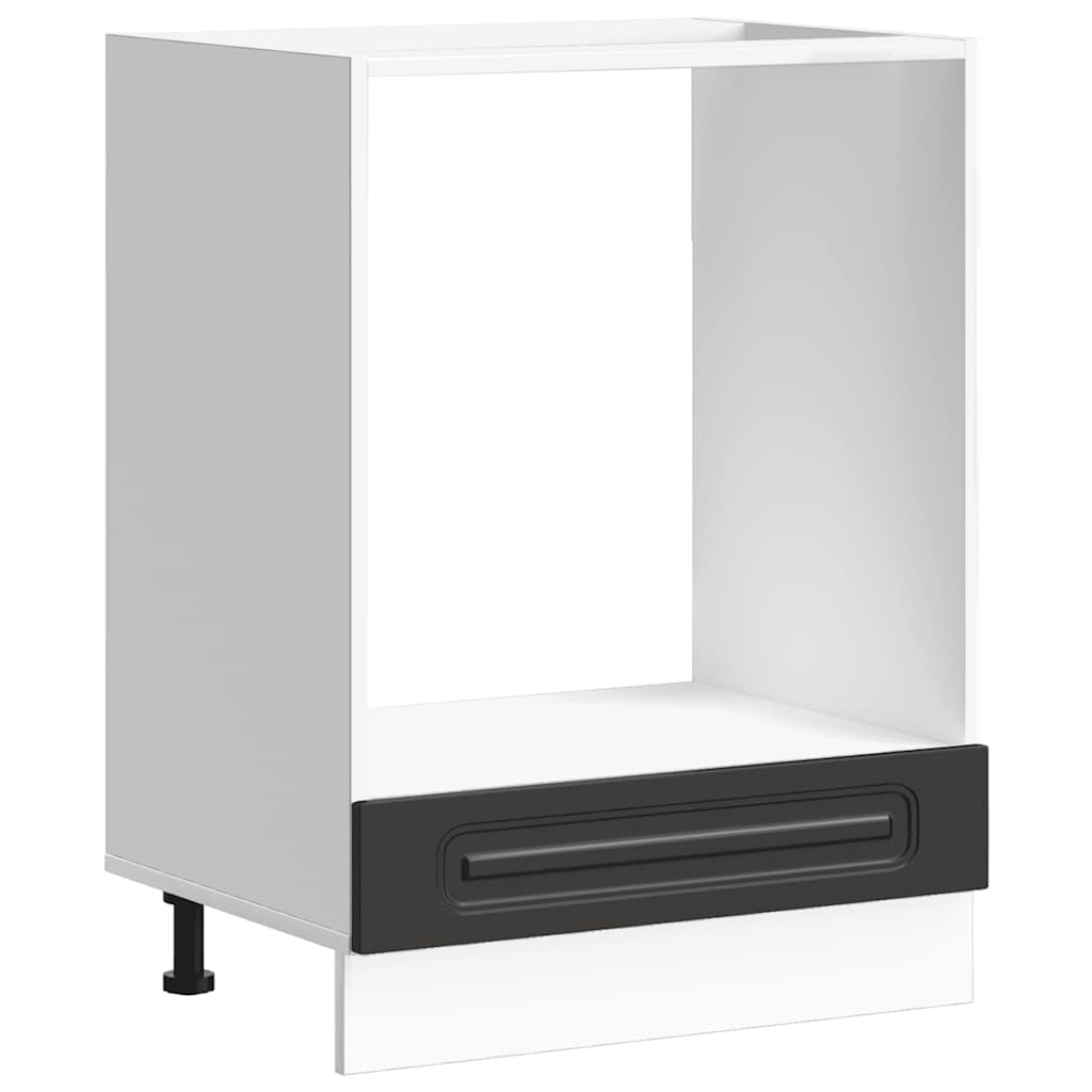 Kalmar konstruirano drvo - crno, 60 x 46 x 81,5 cm, 1, pećnica - number 2.