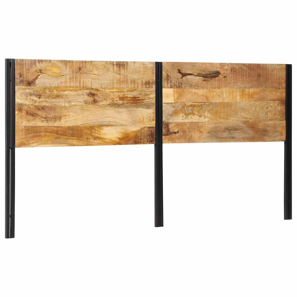 Headboard 200 cm solid mangotre og jern - number 10.