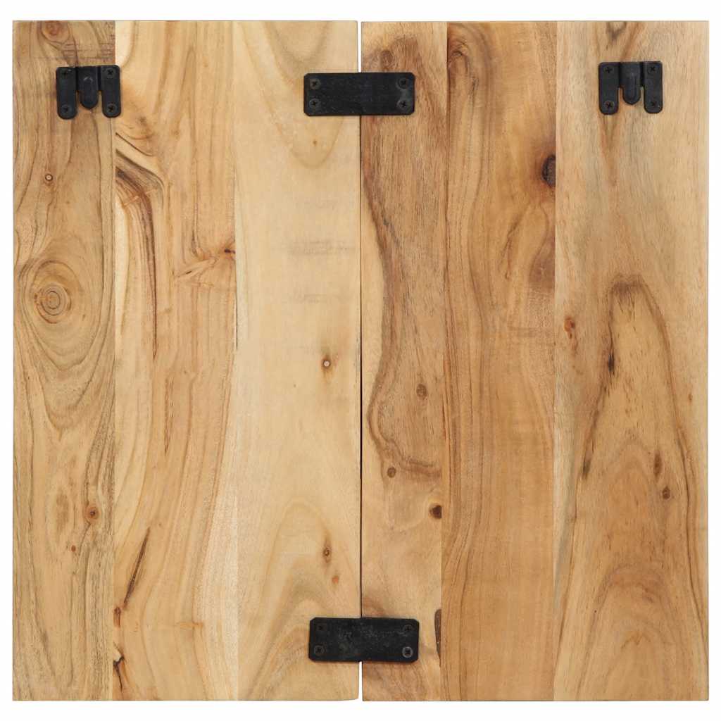 Stolik nocny - 50x27x50 cm, 1, lite drewno akacjowe - number 4.