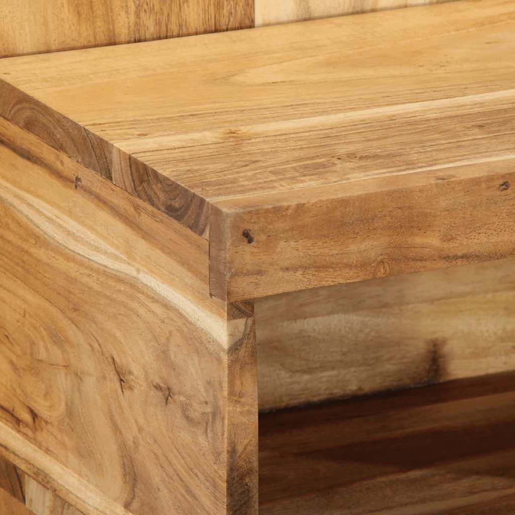 Stolik nocny - 50x27x50 cm, 1, lite drewno akacjowe - number 5.