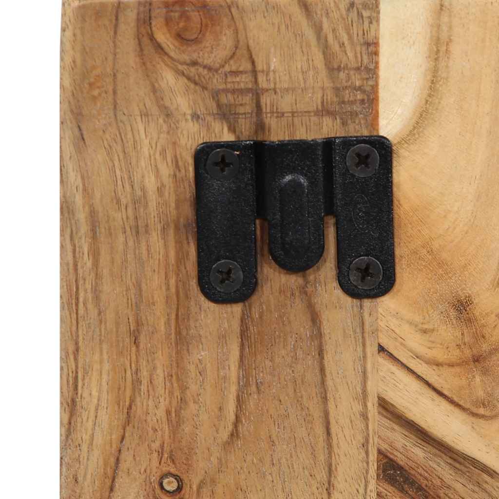 Stolik nocny - 50x27x50 cm, 1, lite drewno akacjowe - number 7.