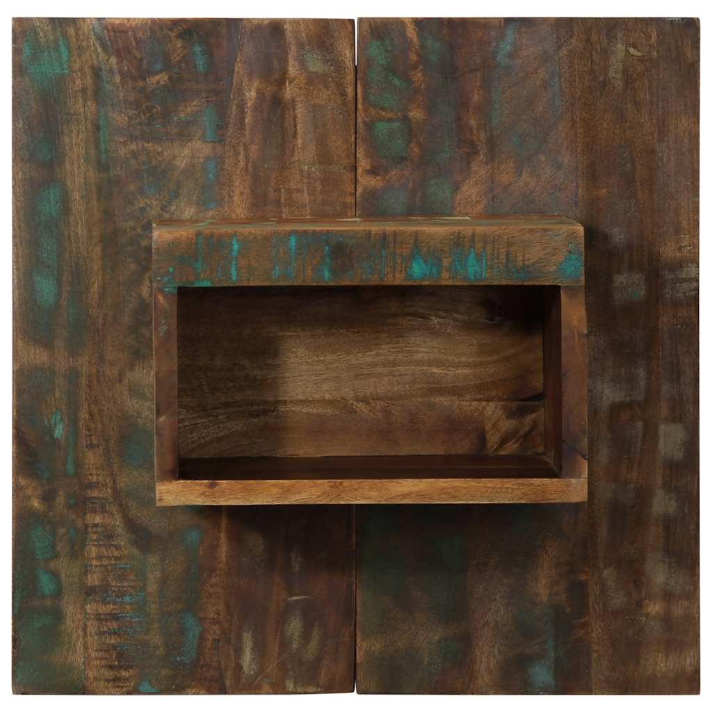 Kući kući čvrsto reciklirano stablo raznobojni - 50x27x50 cm, 2, čvrsto reciklirano drvo - number 2.