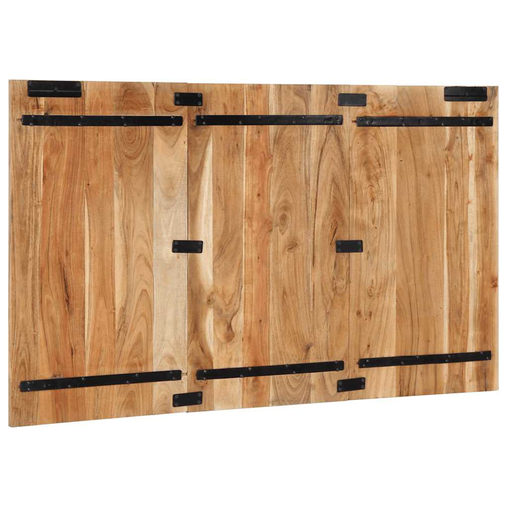 Sengegavl 140 cm - massivt akasietre, 140 x 1,5 x 80 cm, 1 - number 5.