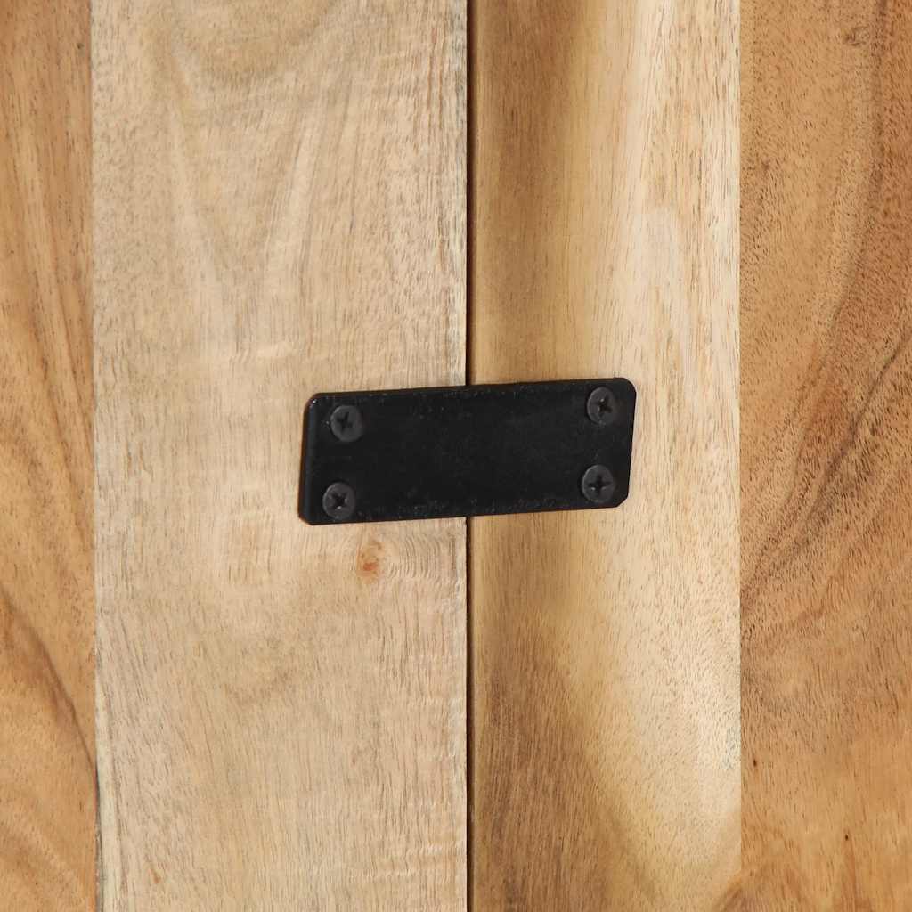 Sengegavl 140 cm - massivt akasietre, 140 x 1,5 x 80 cm, 1 - number 9.