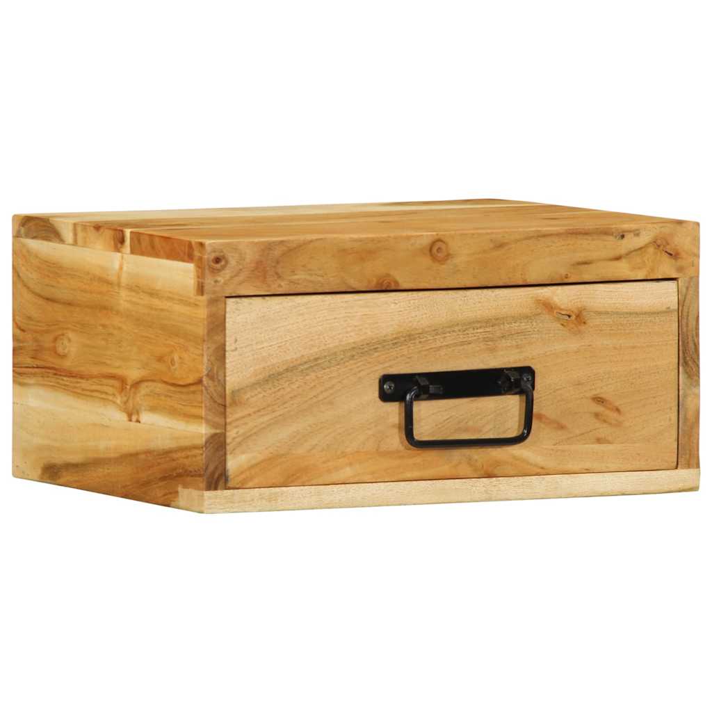 Zidni noćni ormarić - 1, puno bagremovo drvo - number 2.