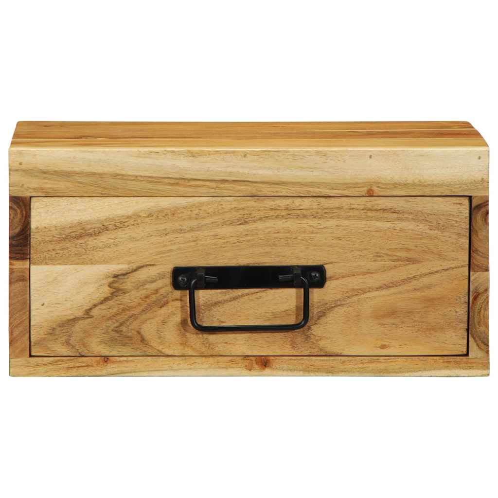 Zidni noćni ormarić - 1, puno bagremovo drvo - number 5.