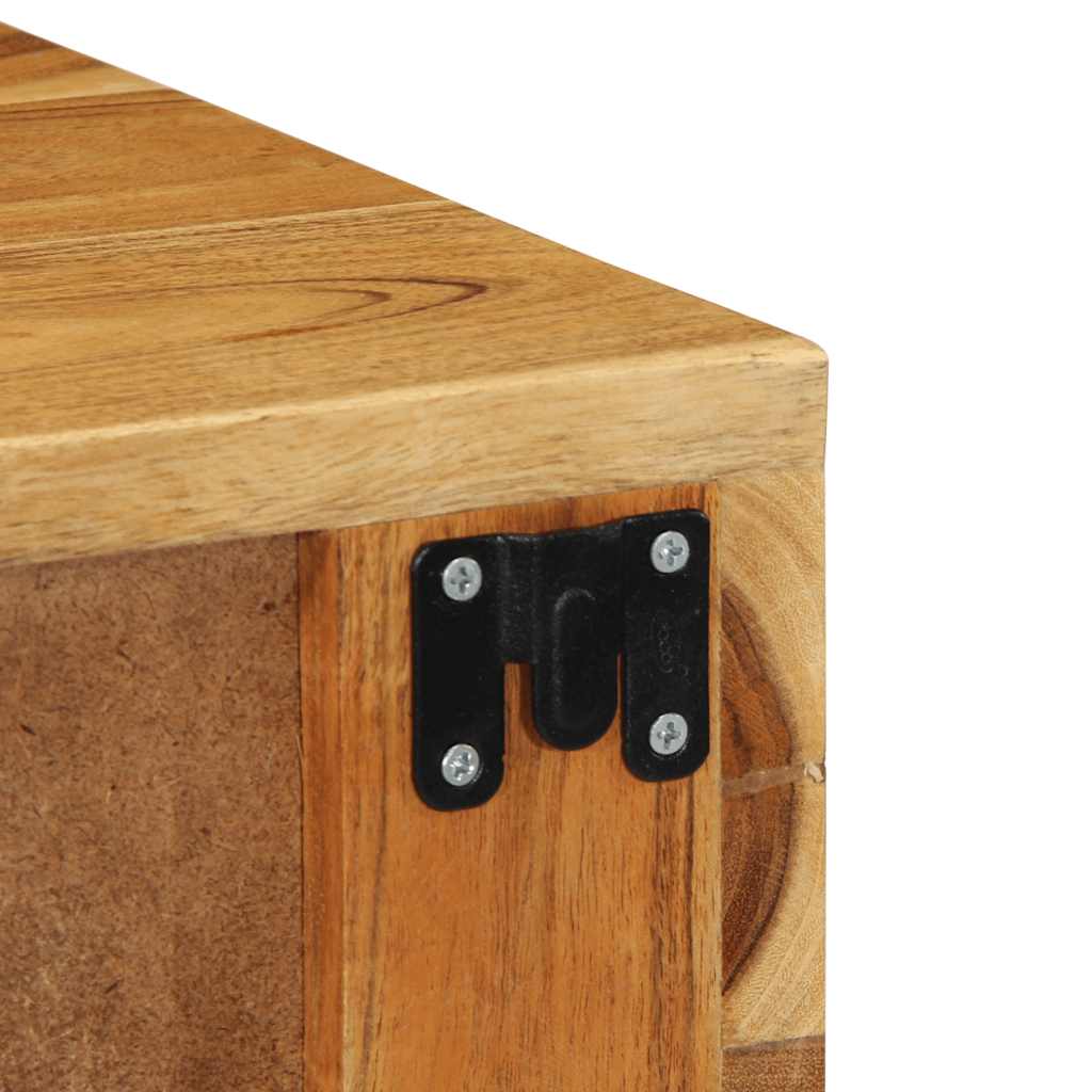 Zidni noćni ormarić - 1, puno bagremovo drvo - number 10.