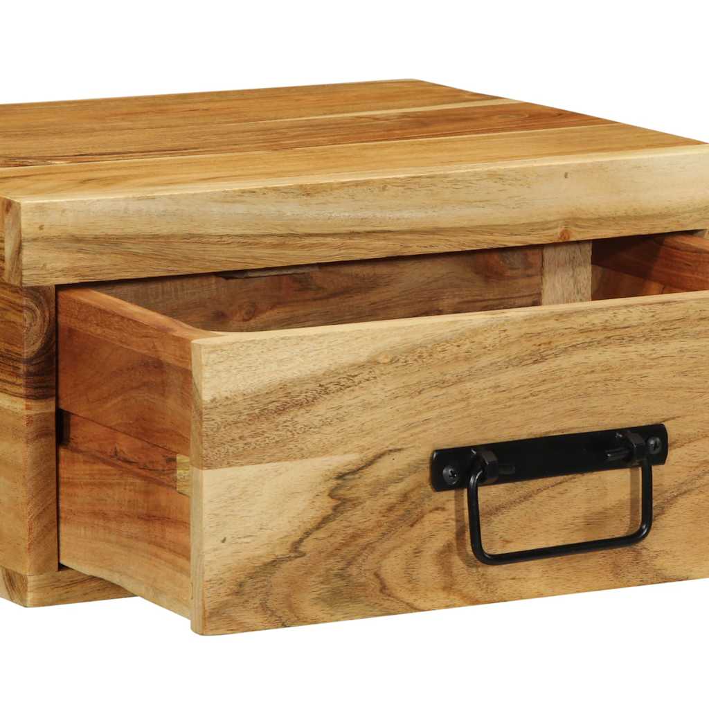 Zidni noćni ormarić - 1, puno bagremovo drvo - number 9.