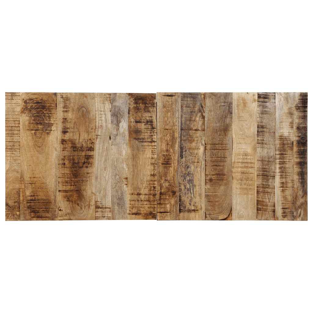 Hovedgærde 120 cm - 120 x 1.5 x 50 cm, 1, massivt ru mangotræ - number 1.