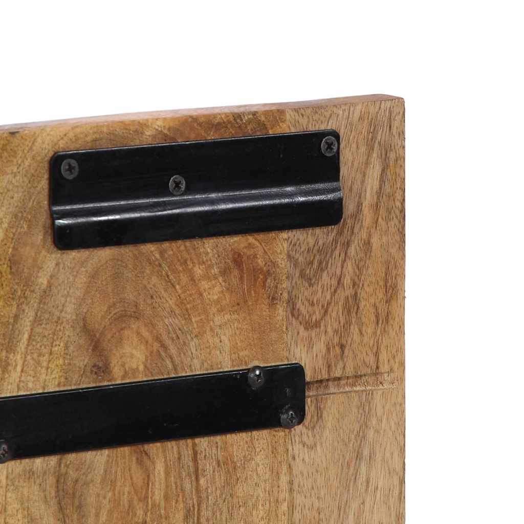 Hovedgærde 120 cm - 120 x 1.5 x 50 cm, 1, massivt ru mangotræ - number 8.