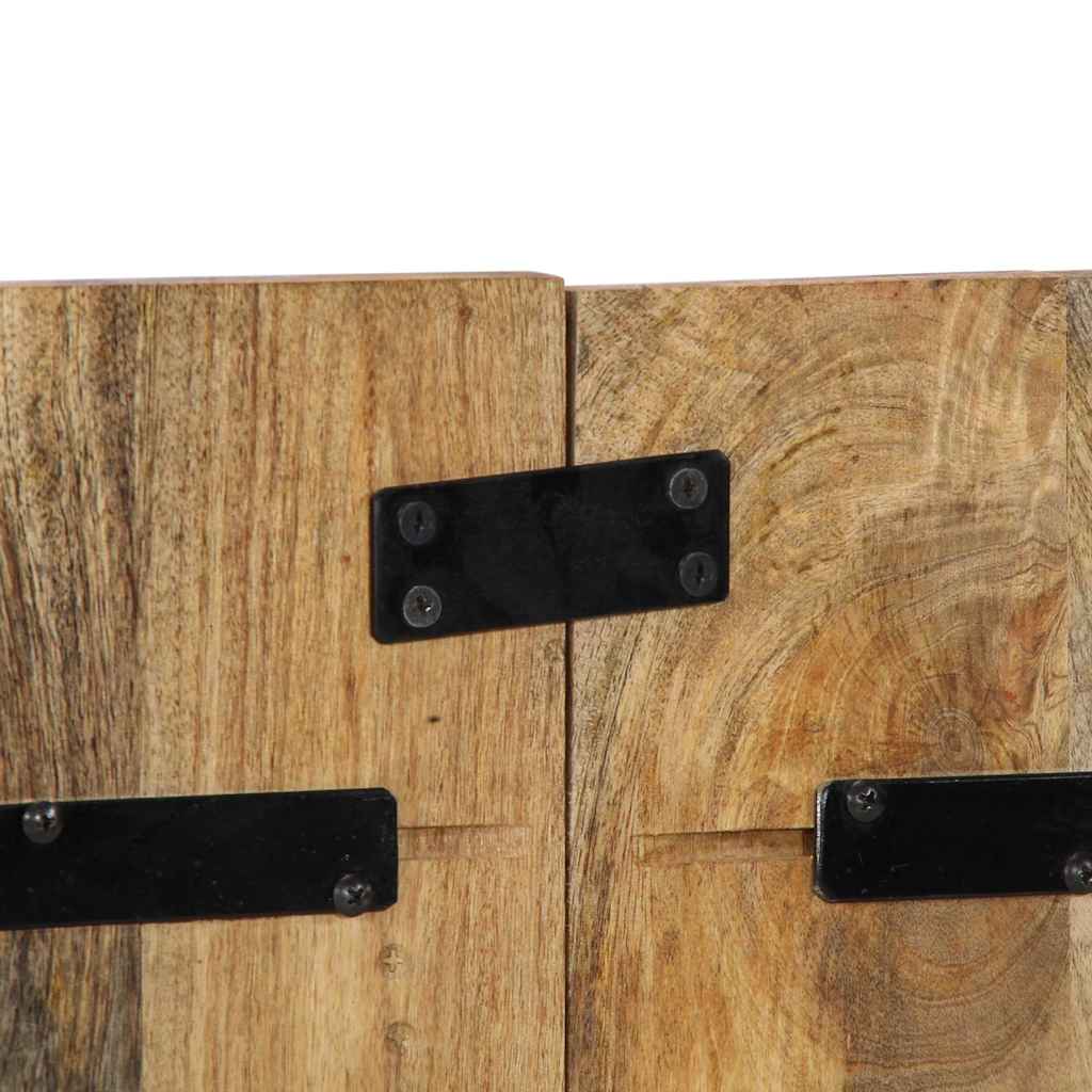 Hovedgærde 120 cm - 120 x 1.5 x 50 cm, 1, massivt ru mangotræ - number 9.