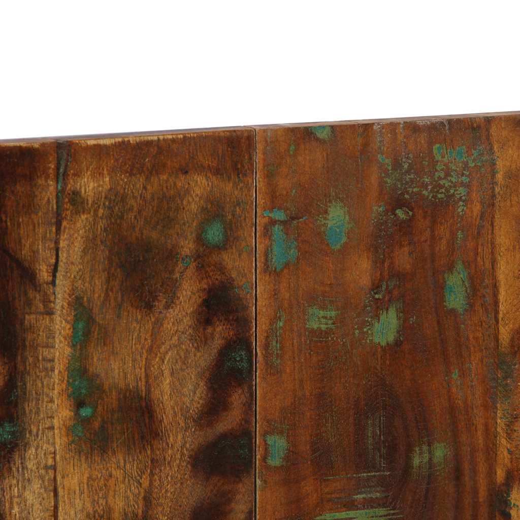 Hovedgærde flerfarvet 140 cm massivt genbrugstræ - 140 x 1.5 x 50 cm, 1, massivt genanvendt træ - number 7.