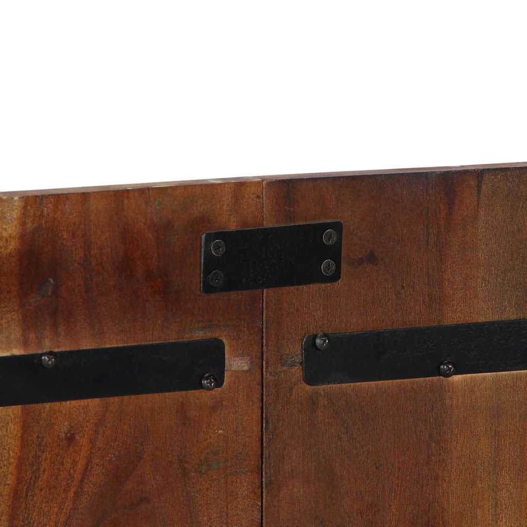 Hovedgærde flerfarvet 140 cm massivt genbrugstræ - 140 x 1.5 x 50 cm, 1, massivt genanvendt træ - number 9.