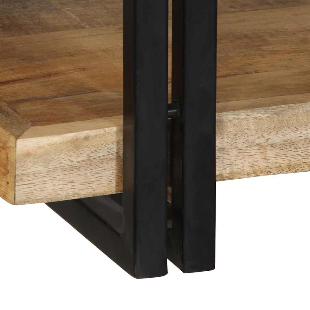 Zidna polica - 90 x 33 x 45 cm, masivno grubo drvo manga, 1 - number 11.