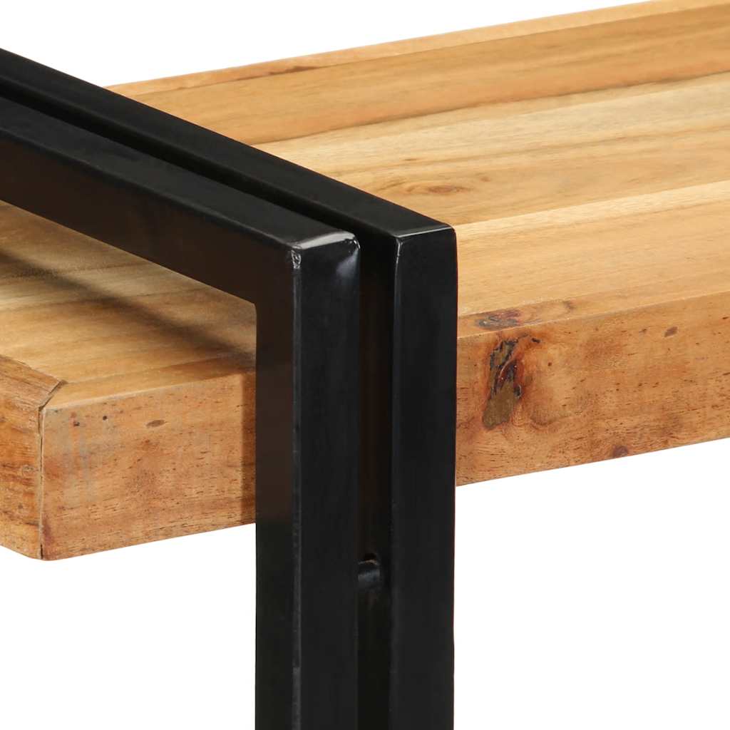 Zidna polica - 90 x 33 x 45 cm, puno bagremovo drvo, 1 - number 8.