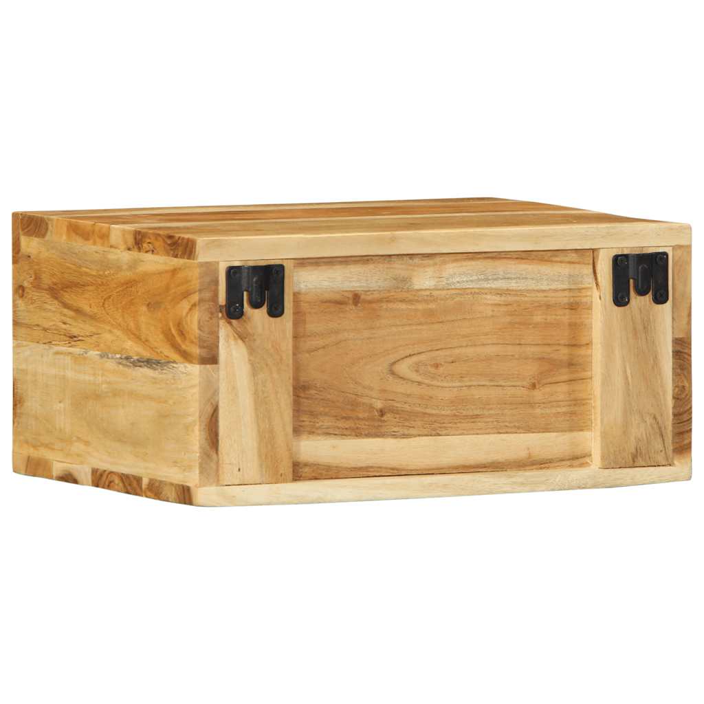 Zidni tv ormarići 2 kom. puno bagremovo drvo - number 7.