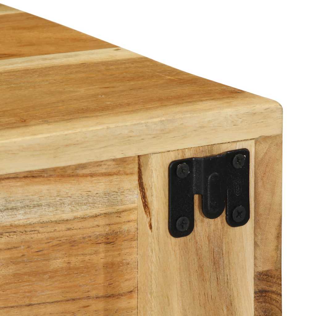 Zidni tv ormarići 2 kom. puno bagremovo drvo - number 9.