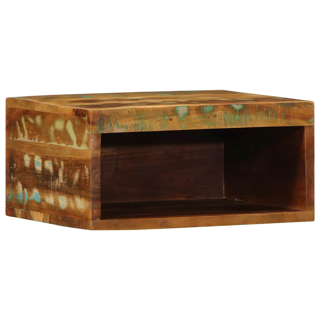 Væghængte tv-skabe 2 stk. massivt genbrugstræ - number 3.