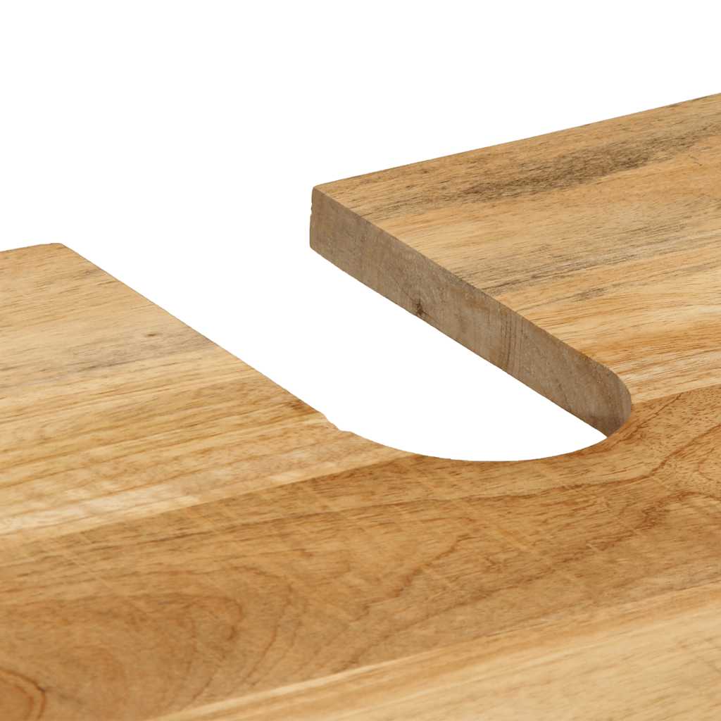 Badeværelsesmøbelsæt 3 dele massivt mangotræ - number 10.