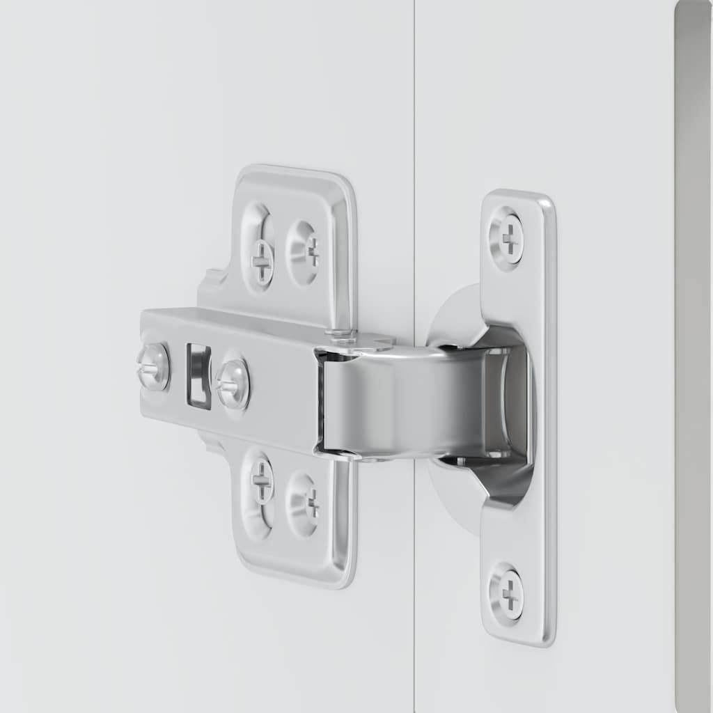 Køkkenvægskab med glasdør porto - hvid, 1, 1x væghængt glasskab (2 låger) 60 cm, x - number 9.