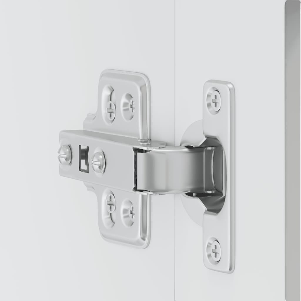 Køkkenvægskab med glasdør porto - hvid, 1, 1x væghængt glasskab (2 låger) 60 cm, x - number 11.