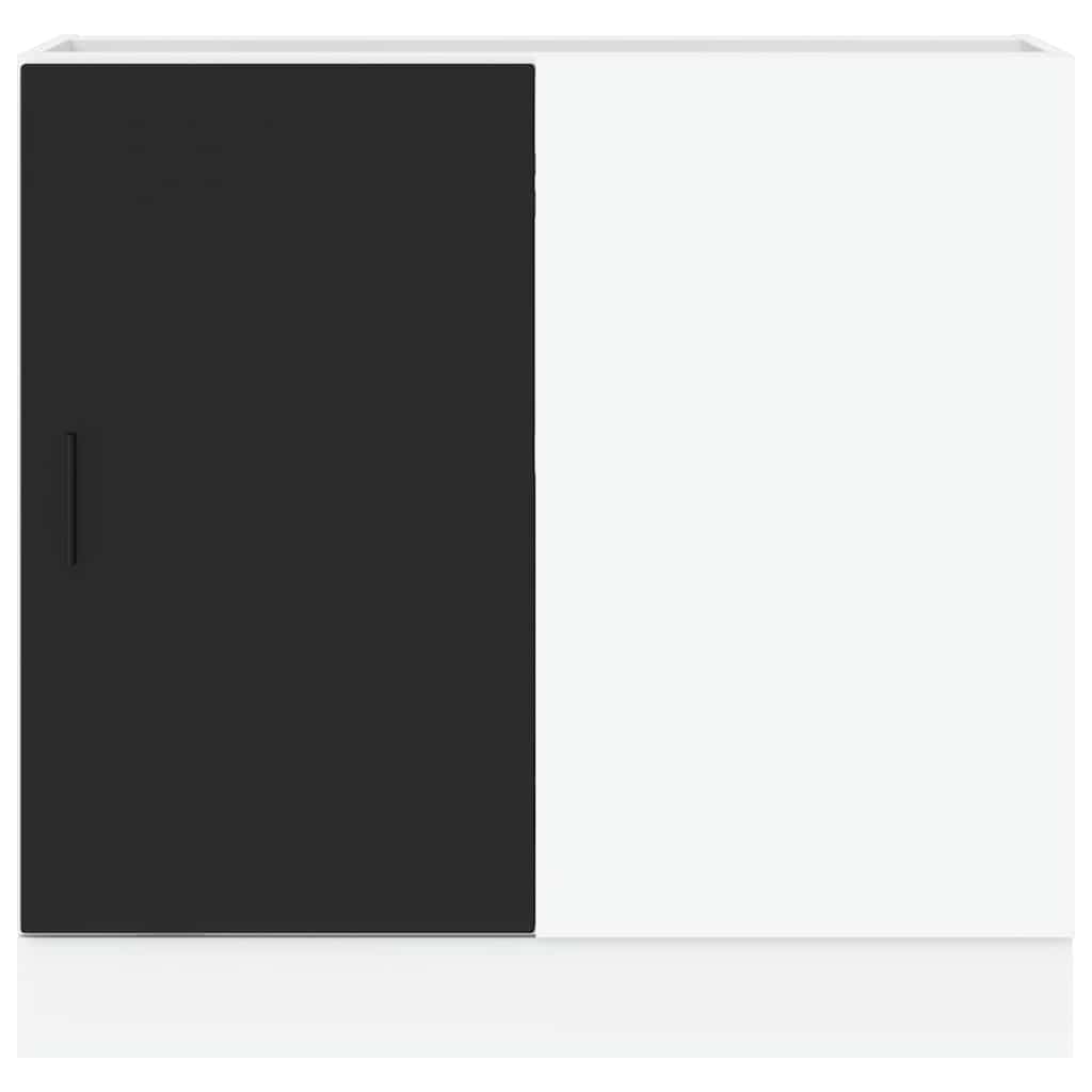 Ormarić za umivaonik, izrađeno drvo - crno, ooo 6, 1, ormarić za umivaonik - number 4.