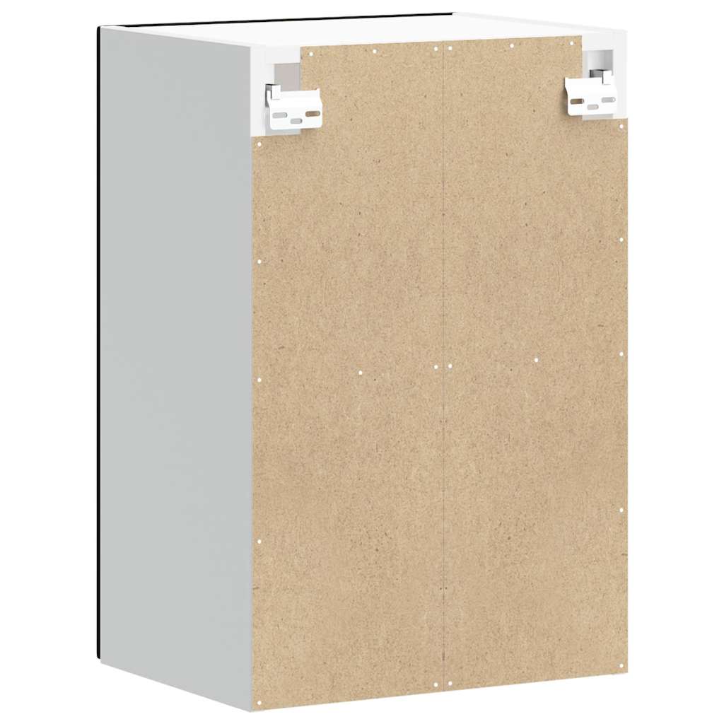 Køkkenvægskab med glasdør lucca - sort, 1, 1 x væghængt glasskab (1 låge) 40 cm, x - number 9.