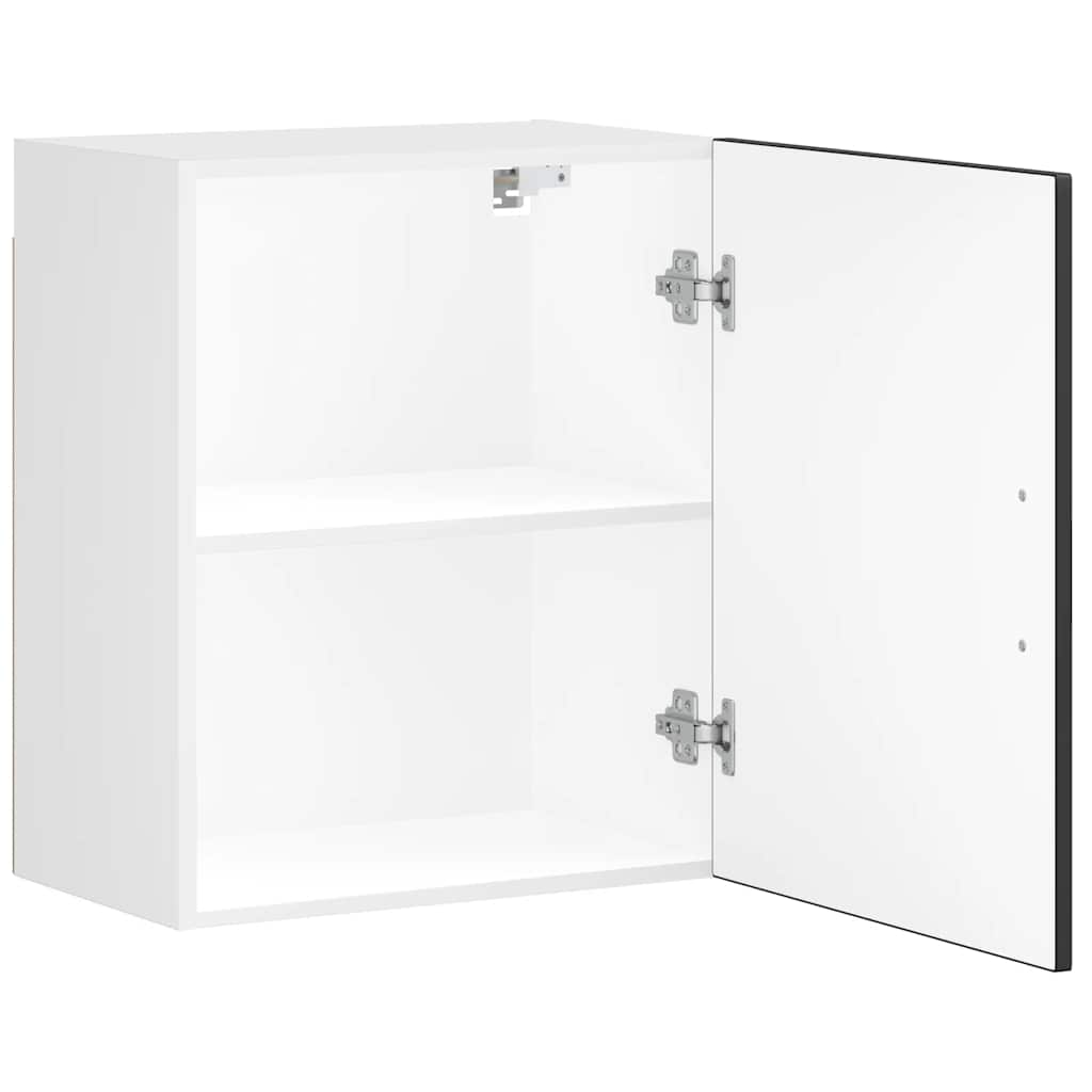 Kuhinjski ormarići 2 pcs. porto konstruirano drvo - crno, 1, 2x zidni ormar (1 vrata) 50 cm, x - number 7.