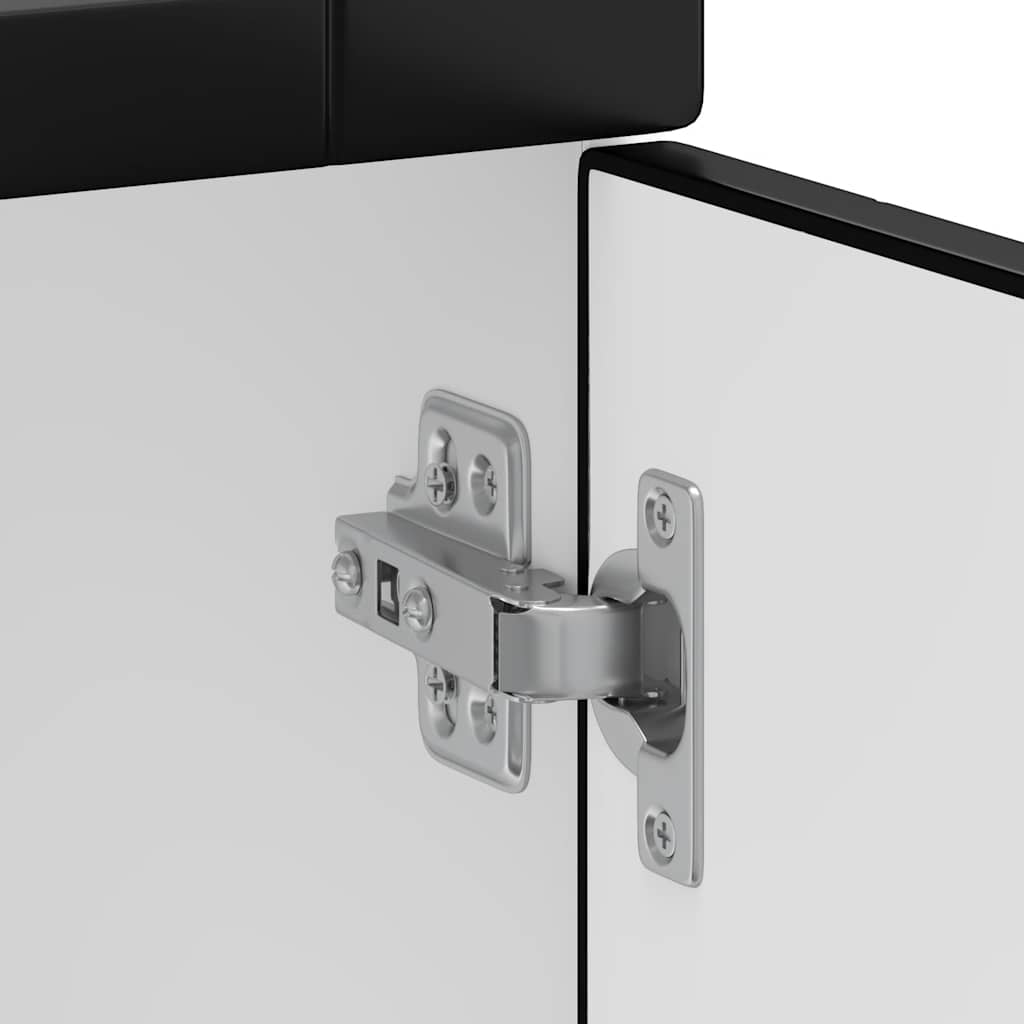 Køkkenunderskab porto konstrueret træ - sort, 1, 1x underskab (1 låge 1 skuffe) 50 cm, x - number 10.