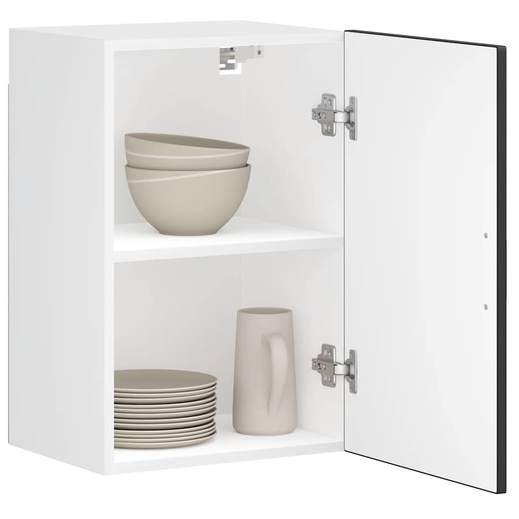 Køkkenvægskab porto konstrueret træ - sort, 1, 1x vægskab (1 låge) 40 cm, x - number 1.