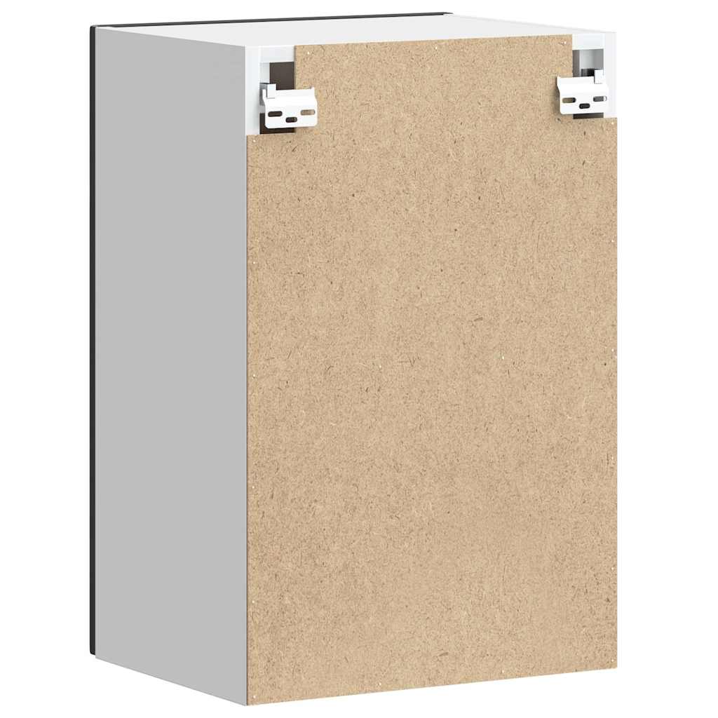 Køkkenvægskab porto konstrueret træ - sort, 1, 1x vægskab (1 låge) 40 cm, x - number 8.