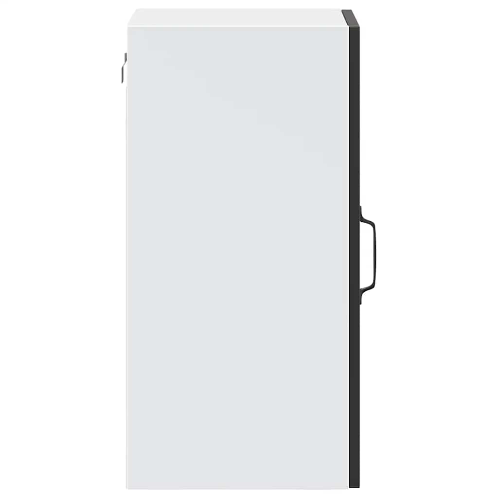 Køkkenvægskab med glasdør porto - sort, 1, 1 x væghængt glasskab (1 låge) 40 cm, x - number 8.