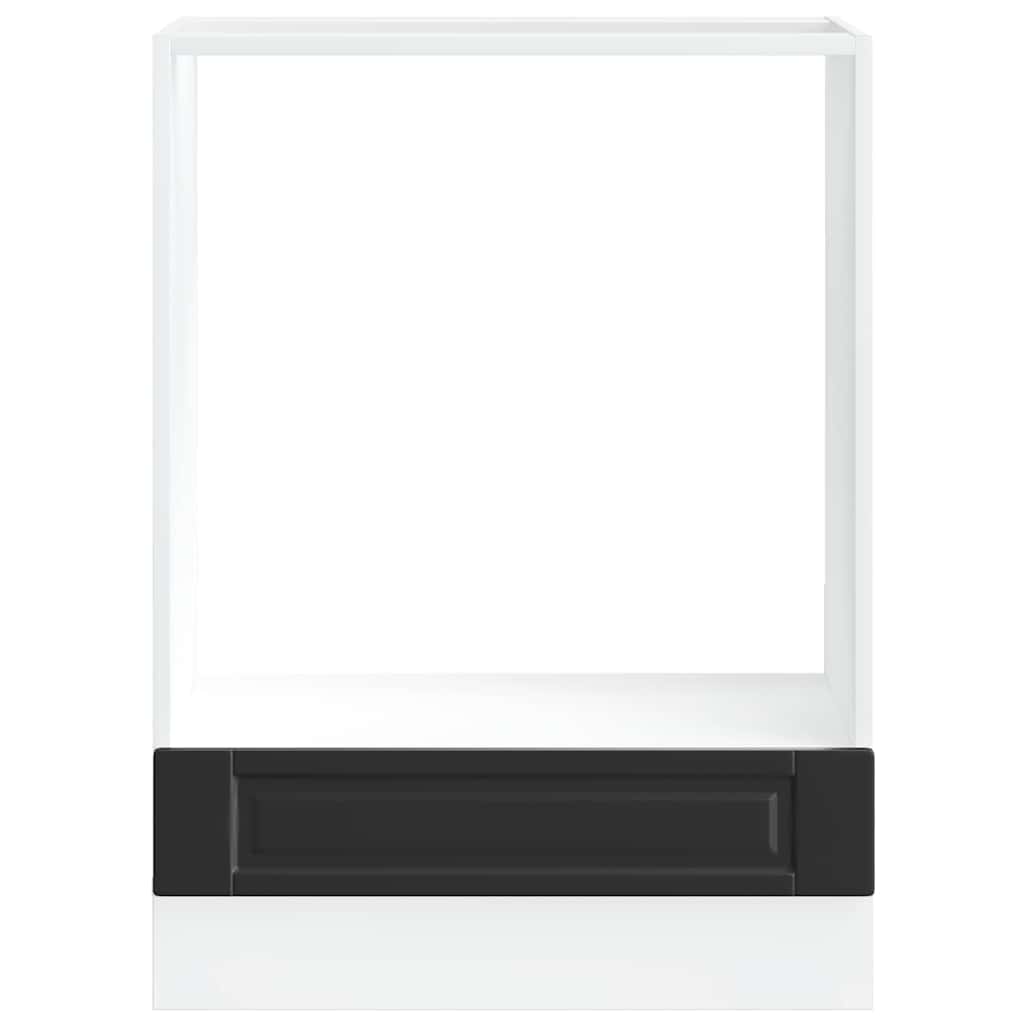 Ovnskab porto konstrueret træ - sort, 1, 1 x ovnskab 60 cm, x - number 4.