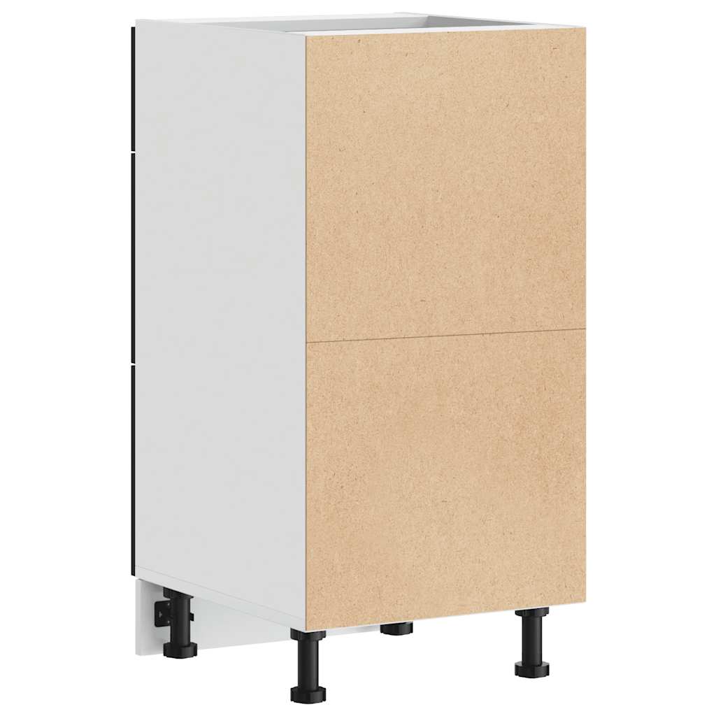 Ormar 40x46x81.5 cm izgrađeno drvo - crno, 1, donji ormar (3 ladice) 40 cm - number 7.