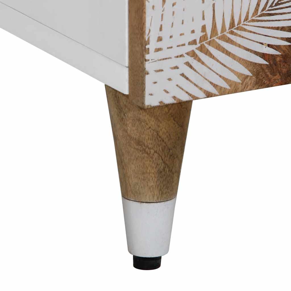 Skab 40x33,5x110 cm massivt mangotræ - 40 x 33 5 x 110 cm (b x d x h) - number 9.