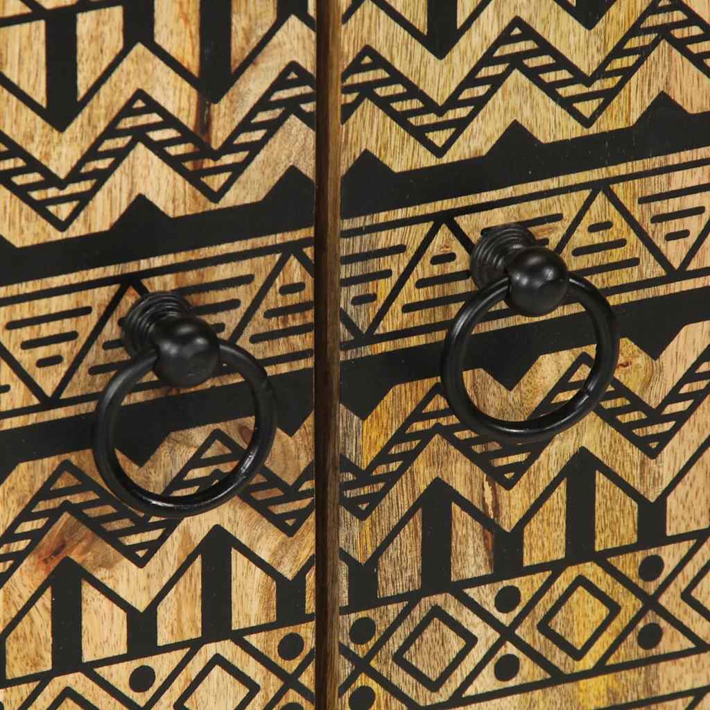 Komoda 60x33,5x75 cm puno grubo drvo manga - ooo 1 - number 7.