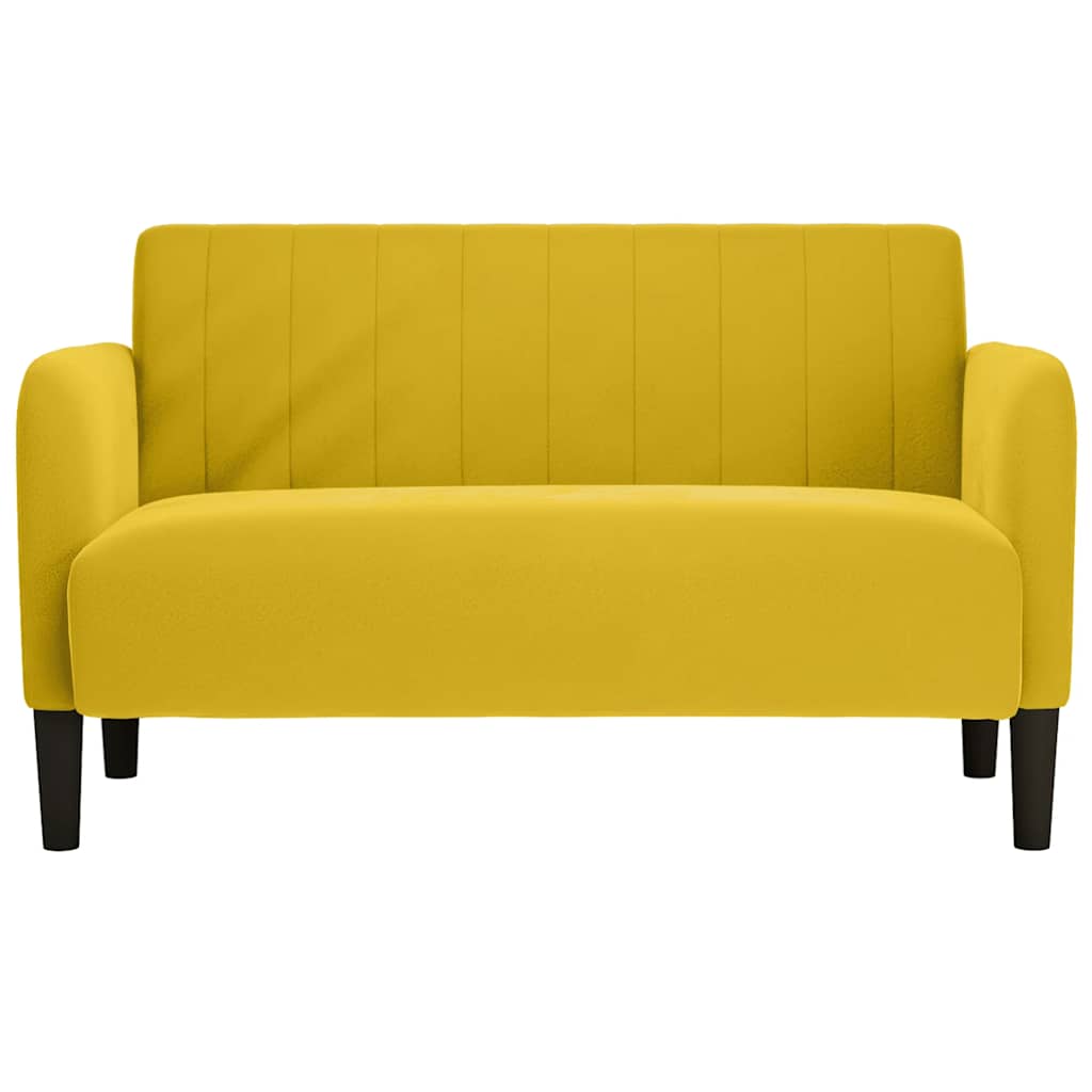 Love sofa 109 cm aksamit - żółty - number 3.