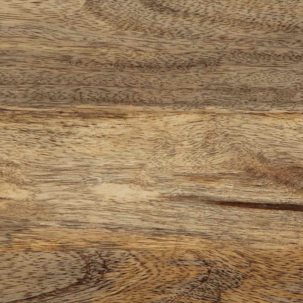 Skænk 60x33,5x75 cm massivt - ooo 3, ooo 4, mango natur med hvidmalet skærm manipuleret træ metal, ooo 5 - number 10.