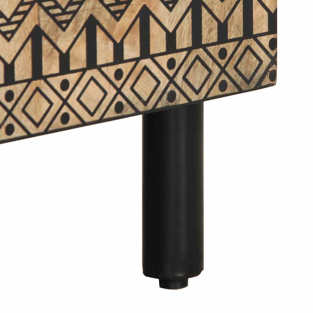 Skænk 60x33,5x75 cm massivt ru mangotræ - 60 x 33 5 x 75 cm (l x b x h) - number 7.