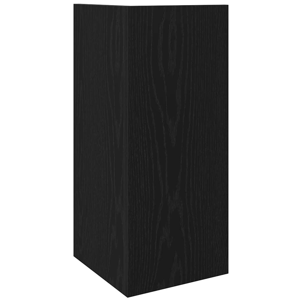 Sideborde stk med reol 25,5x27x60 cm - sort, 2 - number 7.