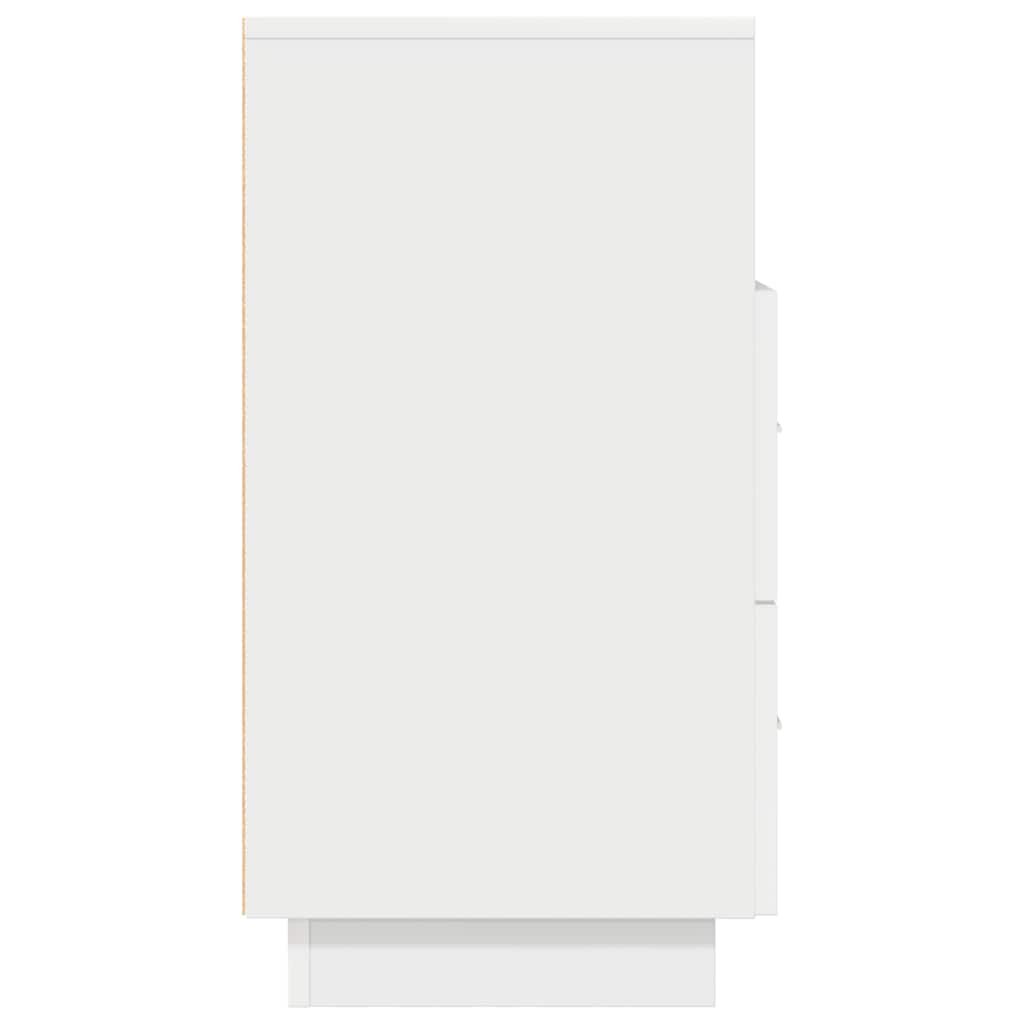 Sengebord med 2 skuffer 36x36x68 cm - hvid, 1 - number 6.