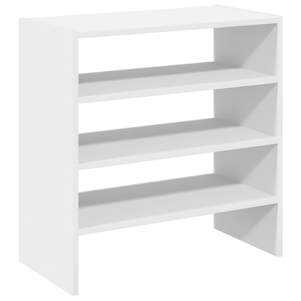 Shoe racks stackable pcs. 60x30x30.5 cm - white, 2, 1 - number 2.