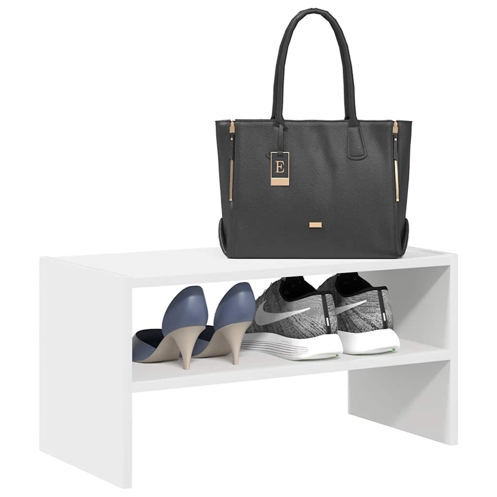 Stalak za cipele složiv 60x30x30,5 cm - bijeli, 1 - number 1.